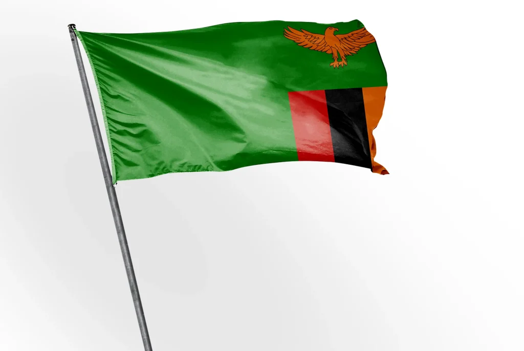 Zambia Bayrağı Fotoğraf